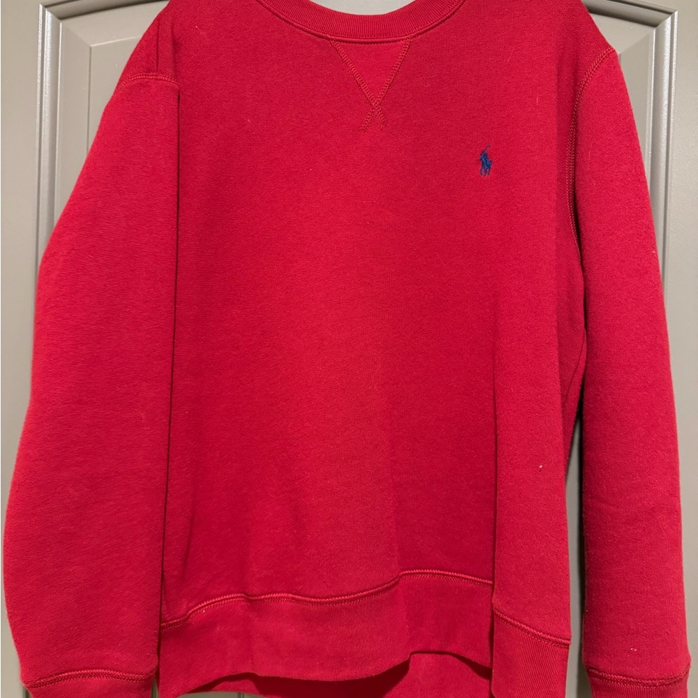 Polo by Ralph Lauren Red Crewneck Sweater